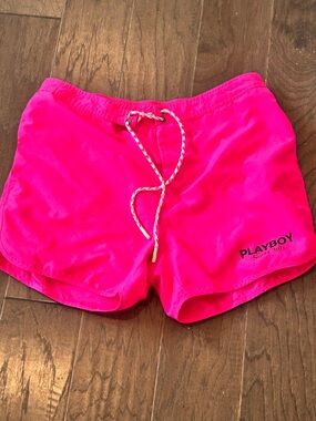 Playboy PacSun  Swim Trunks Pink Mediun